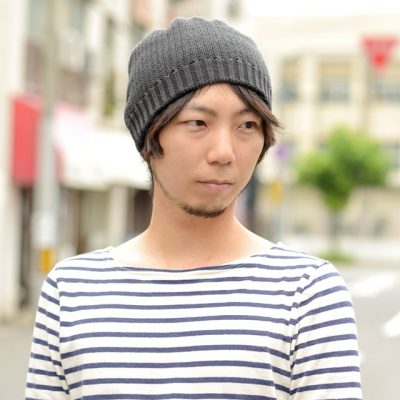 ニット帽 帽子 日本製　男性
