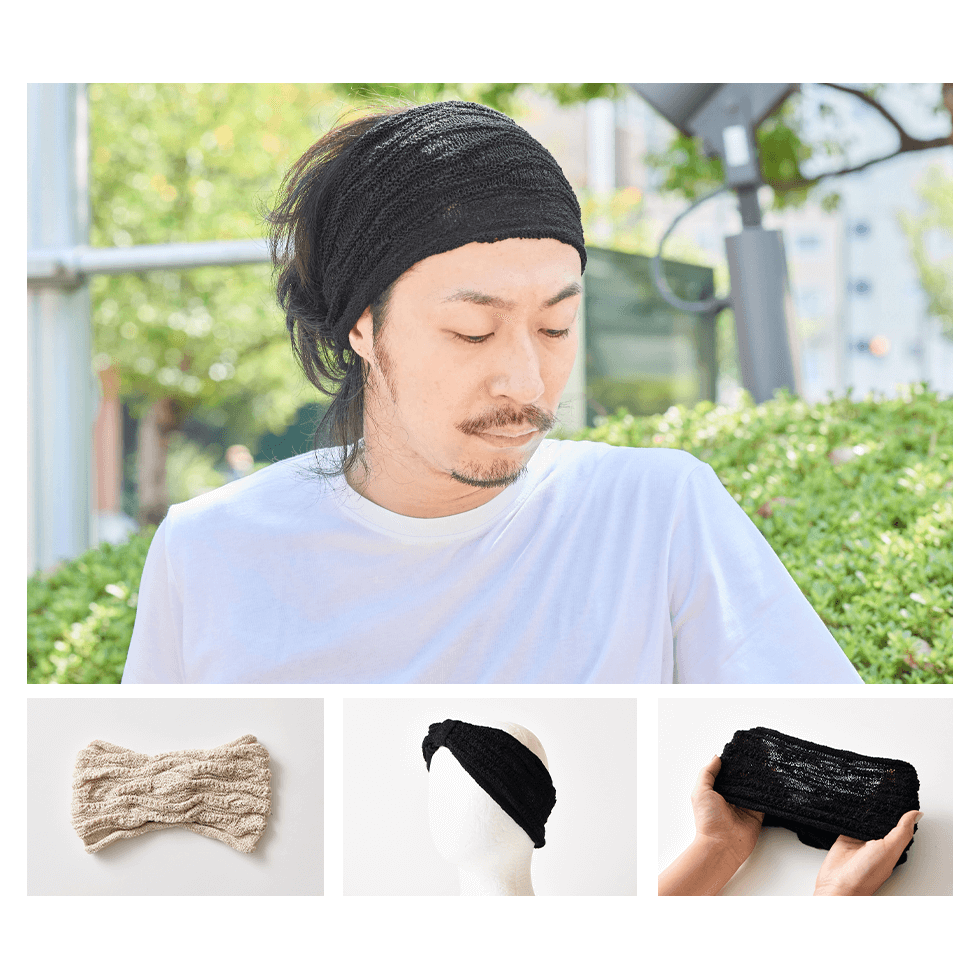 スポーツ 吸汗 速乾 UVカット ターバン ヘアバンド